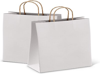 #ad #ad Kraft Paper Bag Party Shopping Gift Bags with Handles All Color Size $29.34