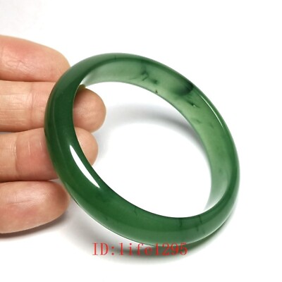 #ad China Jade Hand Carving Bracelets Attractive Decoration Gift Collection 62 mm $17.50