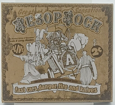 #ad Fast Car Danger Fire and Knives Bonus Track by Aesop Rock CD 2005 C $20.49