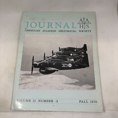 #ad AAHS Journal Volume 15 Number 3 Fall 1970 $16.70