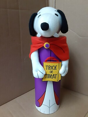 #ad Peanuts Snoopy Halloween 16quot; Gift Tube Vampire Snoopy Plush New $12.99
