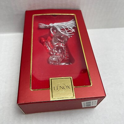 #ad Lenox Disney Showcase Mickey Mouse#x27;s Surprize Christmas Gift Ornament $19.00