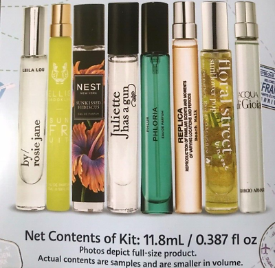 #ad SEPHORA FAVORITES Travel Perfume Sampler 8pc Set with Certificate SOLD OUT RARE $53.98