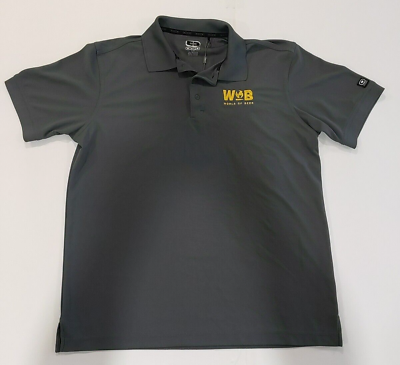 NWOT OGIO Grey World Of Beer Men#x27;s Polo Shirt Size L $13.49