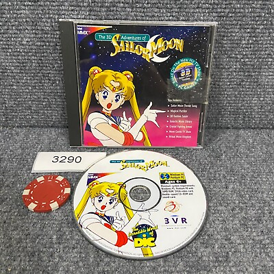 #ad The 3D Adventures of Sailor Moon 1997 Very Rare Very Good Condition OOP HTF $12.99