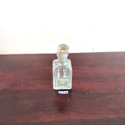 #ad 1930s Vintage Old Clear Glass Perfume Bottle Decorative Collectible Props G636 $33.50