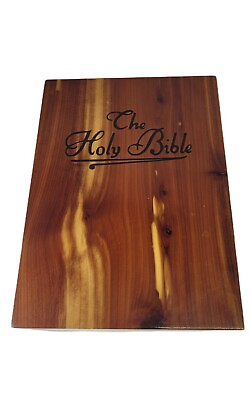 #ad The Holy Bible Prince Of Edition With Cedar Box $17.79