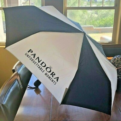 #ad Pandora Umbrella limited edition promotional gift black and white gift rare $14.99