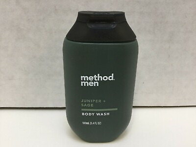 Method Men JUNIPER SAGE Body Wash Travel Size 3.4 OZ 1 Bottle $6.25