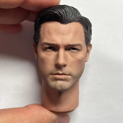 #ad Ben Affleck Anime Soldier 1 6 Male Head Sculpture Carving F 12quot; figure $22.99