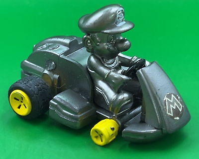 #ad Super Mario Silver Brothers Figure Nintendo Kart Buggy Japanese Very Rare $29.99