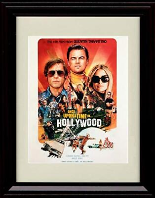 #ad 8x10 Framed Once Upon A Hollywood Cast Autograph Replica Print $49.99