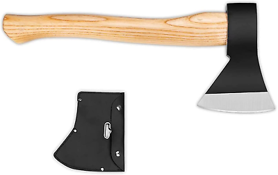 Camping Axe 15inch Outdoor Hatchet Chopping Axe for Wood Splitting and Camping $23.98