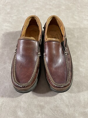 #ad Sperry Top Sider Gold Cup Brown 2 Eye Amaretto Leather Boat Shoes size 7M $33.24