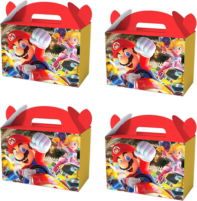 #ad 10Pack Mario Brother Party Gift Bags Candy Bags for Kids Mario Birthday Party $17.99