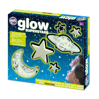 #ad Brainstorm Toys Glow Superstars Glow in the Dark Stickers Ages 6 Years and Up AU $44.95