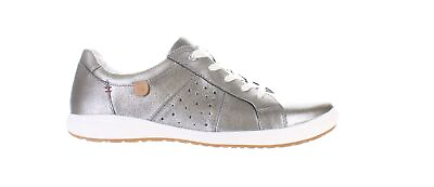 #ad Josef Seibel Womens Silver Fashion Sneaker EUR 41 7644645 $27.99