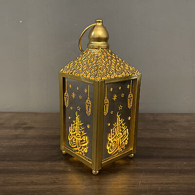#ad Lantern Light Handicraft with Handle Add Romantic Ambience Led Lantern Anti rust $14.55