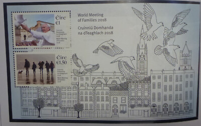 #ad IRELAND 2018 World Meeting of Families Congress Mini Sheet Mint Stamps AU $12.00