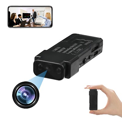 #ad Mini Hidden Camera 1080p HD Wi Fi Real Time View Spy Home Security Nanny Camera $12.99
