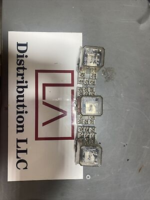#ad One Potter amp; Brumfield KUP 14A15 120 120V AC Coil Cube Relay w Socket lot 3 $20.29