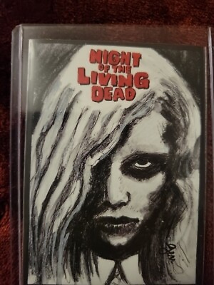 #ad RARE LIMITED EDITION NIGHT OF THE LIVING DEAD TRADING CARD SIGN GERI CENTRONZE $99.00