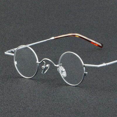 #ad Antique Small Round Retro Reading Glasses Japanese Metal Glasses 0 to 6.00* $17.99