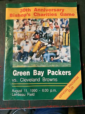 #ad Green Bay Packers Football NFL Game Day Program Vs Towns 8 11 1990 $14.99