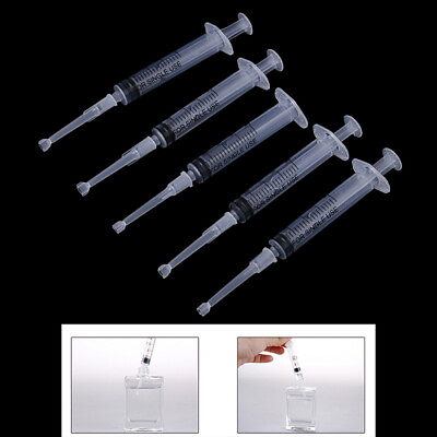 5Pcs Perfume Refill Plastic Diffuser Syringe Dispensing Required Cosmetic To.#x27;. C $2.42