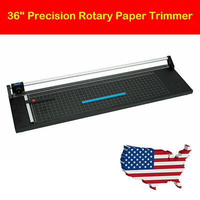 #ad 36#x27;#x27; Rotary Cutter Manual Heavy Duty Rolling Cut Precision Paper Fixing Trimmer $105.00
