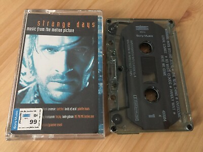 #ad Strange Days Music Motion Picture Soundtrack Film Score Cassette Tape 1995 $15.15