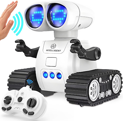 #ad Rechargeable Remote Control Robot Toys with Auto Demonstration Music amp; LED Eyes $38.99
