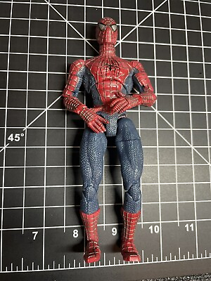#ad 2003 Toybiz Marvel SPIDER MAN 2 MOVIE Spider Man 6” FIGURE Tobey McGuire $69.80