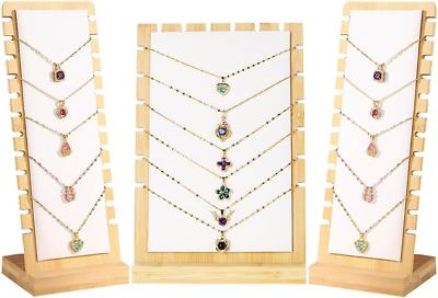 #ad Necklace Display Stands for Selling Necklace Holder Necklace Display Storage Jew $36.24