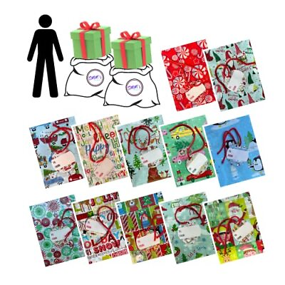 #ad #ad Pack of 2 Jumbo Christmas Giant Gift Bags 36 x 44 in Includes Matching To... $10.99