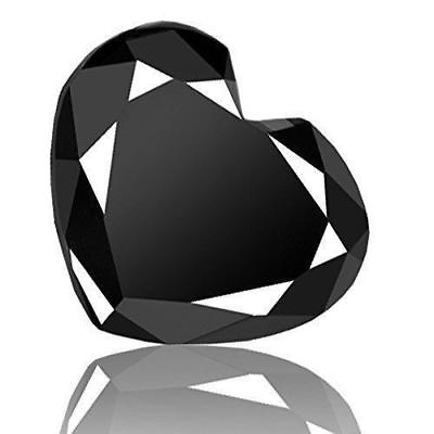 #ad LOOSE HEART CUT IGL CERTIFIED BLACK DIAMOND. EARTH MINED .AAA 9.60 CT AAA $141.55