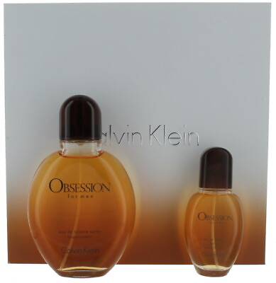 #ad Obsession by Calvin Klein for Men SET: EDT 4.0oz EDT 1.0oz New in Box $43.19