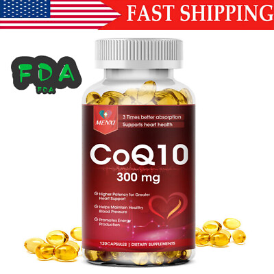 #ad Coenzyme Q 10 300mg Antioxidant Heart Health Support Increase Energy amp; Stamina $13.79