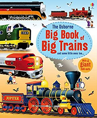 #ad Big Book of Big Trains Hardcover Megan Cullis $7.51