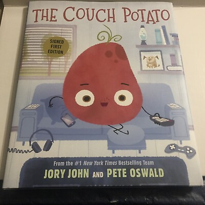 #ad Couch Potato Exclusive Signed Edition by Jory John Hardcover $24.95