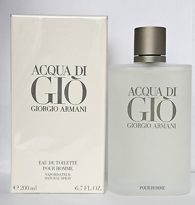 #ad Giorgio Armani Acqua Di Gio 6.7oz 200ml Men#x27;s Eau de Toilette Spray Brand New $48.95