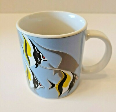 #ad Tom Taylor Rhythms Gift Of Nature Angel Fish Cup Mug Otagiri Japan $6.00