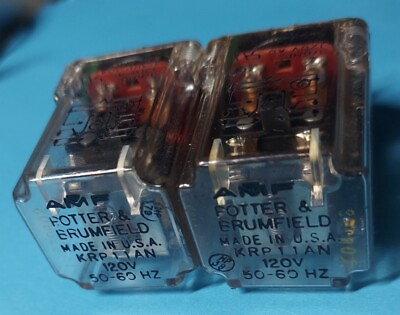 #ad Potter amp; Brumfield KRP11AN Relay 120V 50 60Hz Lot of 2 $9.99