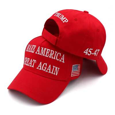 #ad Trump 2024 MAGA RED Hat 45 47 Baseball Cap Make America Great Again $7.89