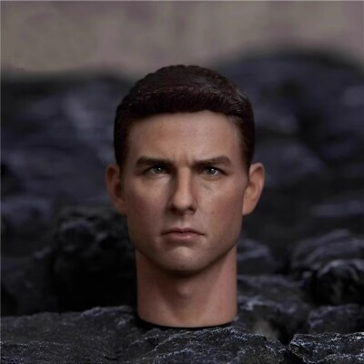 #ad 1 6 Tom Cruise Head Sculpt Male Head Model Toy 12#x27;#x27; Action Figure Body Bro Man $43.99