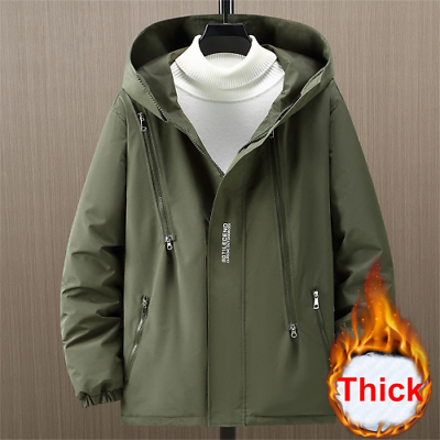 #ad 12XL Parkas Men Winter Warm Windbreak Jacket Plus Size Jacket Coat Big Size $80.84