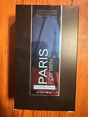 Bath amp; Body Works PARIS Cologne Spray for Men 3.4 oz New in box $59.95