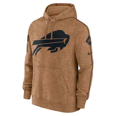 #ad Buffalo Bills Nike 2023 Salute To Service Club Pullover Hoodie Sweatshirt NFL $196.99