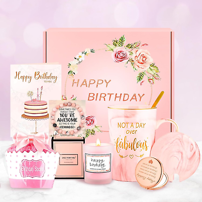 #ad Birthday Gifts for Women Happy Birthday Gift Basket for Women Birthday Gifts $30.99
