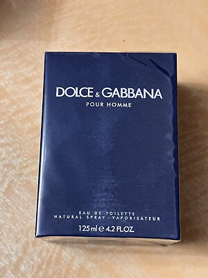 #ad Dolce amp; Gabbana Pour Homme 4.2 fl oz 125 ml EDT Cologne for Men NEW IN BOX $33.99